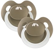 Cumlík silikónový Physio Air Eco svietiaci 2ks 6m+ Green