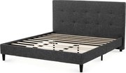 Manželská posteľ sivá 180x200 cm BED-M180 GREY2