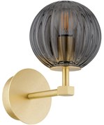 Argon 8508 - Nástenná lampa PALOMA 1xE14/7W/230V zlatá/čierna