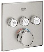 Sprchová a vaňová batéria GROHE Grohtherm SmartControl bez podomietkového telesa supersteel 29126DC0