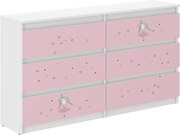 Wooden Toys Detská komoda R-140 PRINCEZNÁ