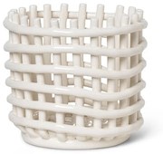 Ferm Living Keramický kôš Off White Small