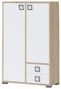 Komoda Kiki K12-BE/KI-15 beech/white