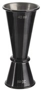 Orion Barová odmerka Black, 20 ml a 40 ml​