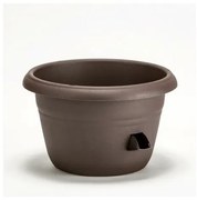 Samozavlažovacia žardina Siesta, hnedá, Plastia, pr. 35 cm