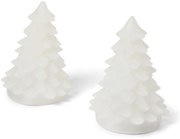 LED jedličky z pravého vosku, 2 ks, malý