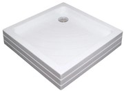 Ravak A007701120 - Štvorcová sprchová vanička ANGELA 90x90 cm biela