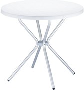 POPPY ALU záhradný stôl white