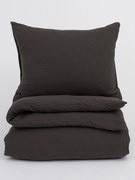 Predĺžené mušelínové obliečky – Alexia tmavosivé