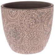 Keramický obal na kvetináč Ornament, 17 x 15 cm