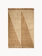 Ručne tkaný jutový koberec Studie