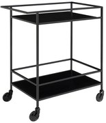 Čierny barový vozík House Nordic Vita