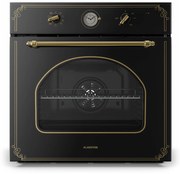 Klarstein Victoria, vstavaná rúra, retro vzhľad, 9 funkcií, 50 – 250 °C, čierna