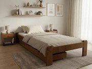 Posteľ Ada 90 x 200 cm, dub Rošt: S latkovým roštom, Matrac: Matrac DELUXE 10 cm