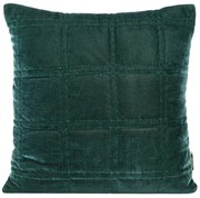 DEKORAČNÁ OBLIEČKA NA VANKÚŠ KRISTIN2 45X45 CM TMAVOZELENÁ