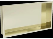 Mexen X-Wall-R zapustená polička s okrajom 60 x 30 cm, zlatá - 1950603010