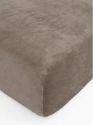 Plachta mikroplyš Deluxe 90 x 200 cm - sivohnedé