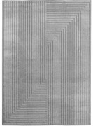 Koberec Nova 3D geometria, sivý