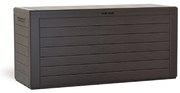 PROSPERPLAST Záhradný box Woodebox umbra 116 cm - 280L
