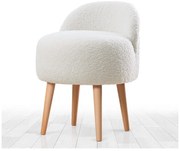 Biely taburet Rufmee – Artie