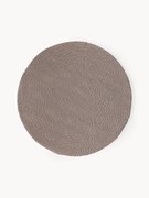 Okrúhly ručne tuftovaný vlnený koberec Eleni