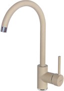 Deante Nemezja, drezová batéria s ramenom v tvare "U", piesková-chrómová, BEN_762M