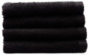 Čierne rýchloschnúce/froté bavlnené uteráky v súprave 4 ks 30x30 cm Quick Dry – Catherine Lansfield
