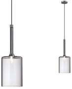 Toolight Toolight, stropné svietidlo 1xG4, APP1703-1CP GREY C, šedé sklo, OSW-04311