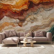 Fototapeta - Detail farebného kameňa (147x102 cm)