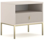 Nočný stolík Maggiore 53,9 cm kašmír/zlatý