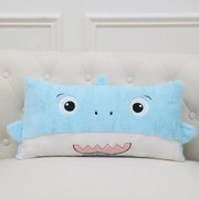 Vankúš žralok 30x56cm modrý