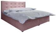 Manželská posteľ  Boxspring 140 cm Fade 1 (ružová) (s matracom a úložným priestorom). Vlastná spoľahlivá doprava až k Vám domov. 1046470