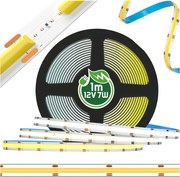 BERGE LED pásik COB - 7W - 12V - IP20 - 1m - studená biela