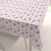 Biante Bavlnený obdĺžnikový obrus Sandra SA-253 Červené poľné kvety 50x100 cm
