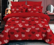 Obliečky Srdiečka 3 Bavlna 7-dielna súprava