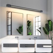 Brilagi-LED Kúpeľňové osvetlenie zrkadla AQUA LINE LED/36W/230V 120 cm IP44 antracit