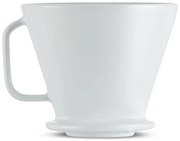 Ručný filter na kávu, veľ. 4, biely