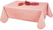 Obrusy Habitable VICHY - ROUGE - 140X250 CM