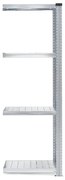 Policový kovový regál TRANSFORM, prídavná sekcia, 1972x600x320 mm