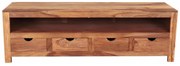 TV stolík Amba 160x50x45 z indického masívu palisander Only stain