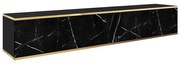 Skriňa RTV Oro 175 čierna mramor
