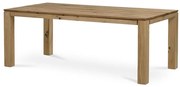 Autronic BONTEC Jedálenský stôl 200x100cm, masív, dub, DS-F200 DUB Farba: Prírodné