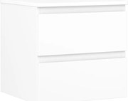 Mexen Orio, kúpeľňová skrinka 50 cm s hornou časťou, 2 zásuvky, biela matná, 91A10-05047-2-BFFC01