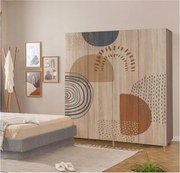 Šatníková skriňa London 975 (dub sonoma)