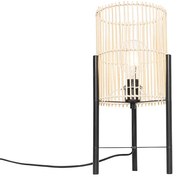 Škandinávska stolná lampa z bambusu - Natasja