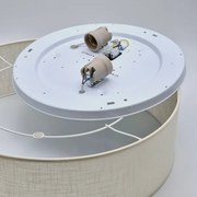 Stropné svietidlo SIRJA 2×E27/15W/230V Ø 45 cm krémové