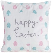 VEĽKONOČNÁ DEKORAČNÁ OBLIEČKA NA VANKÚŠ EASTER9 45X45 CM VZOROVANÁ