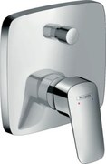 Sprchová a vaňová batéria Hansgrohe Logis bez podomietkového telesa chróm 71407000