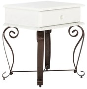 furniture-nabytek.cz - Noční stolek Byzanz bílý