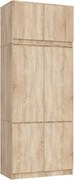 Skriňa s nadstavcom S 90 cm dub sonoma